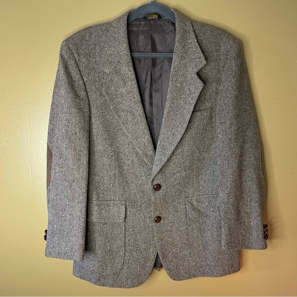 Farah Other - Vintage Farah Wool Sports Coat Elbow Patches 38S